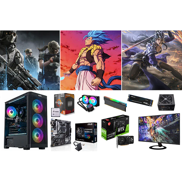 COMBO / RYZEN 5 5500X 3D + RTX 3050 1