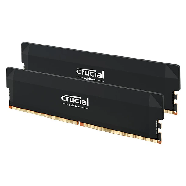 KIT DDR5 - 32GBS (6400) PRO BLACK - CRUCIAL 1