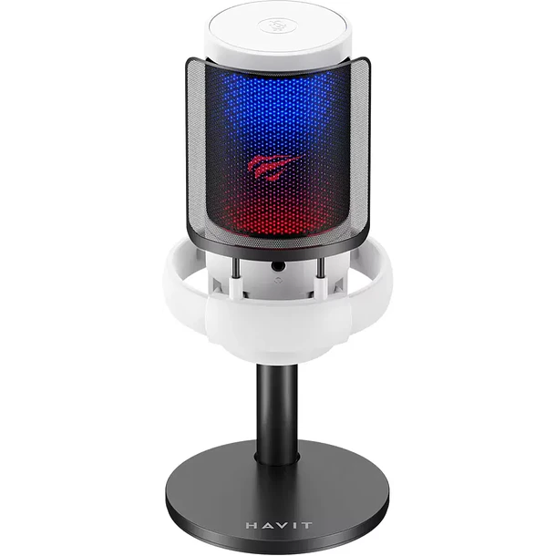 MICROFONO STREAMER RGB CON BASE - GAME NOTE 3