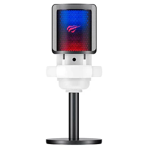 MICROFONO STREAMER RGB CON BASE - GAME NOTE