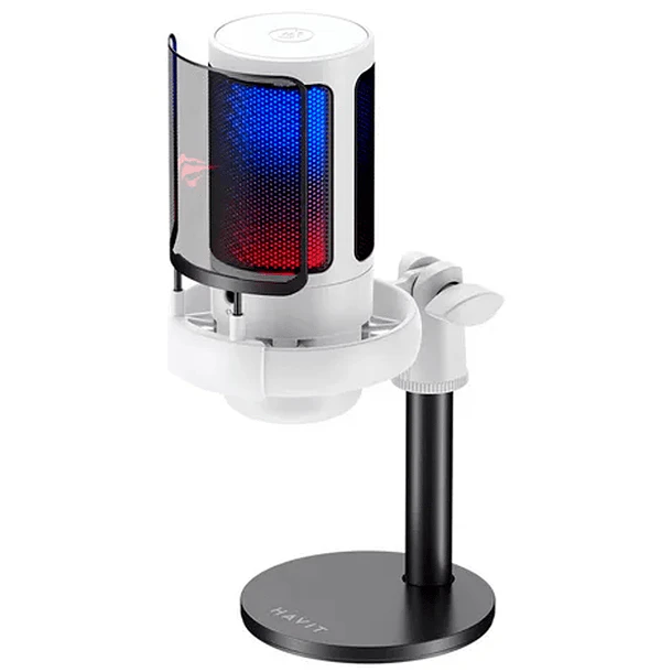 MICROFONO STREAMER RGB CON BASE - GAME NOTE 2