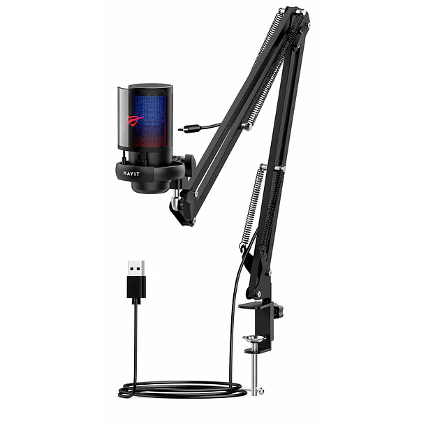 MICROFONO STREAMER PRO CON BRAZO - GAME NOTE 1