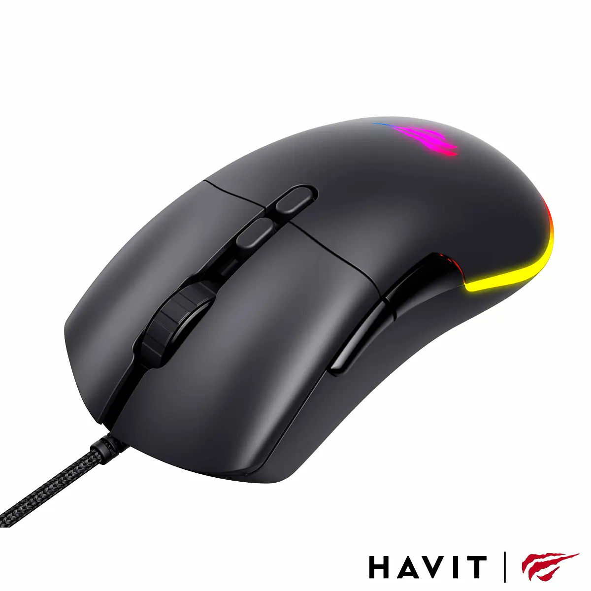 MOUSE DARK ICONIC RGB - GAME NOTE