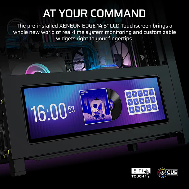 FRAME 4000D BLACK + PANTALLA + 4 FANS RS - CORSAIR 4