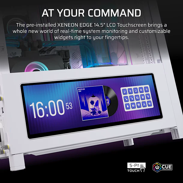 FRAME 4000D WHITE + PANTALLA + 4 FANS RS - CORSAIR 4