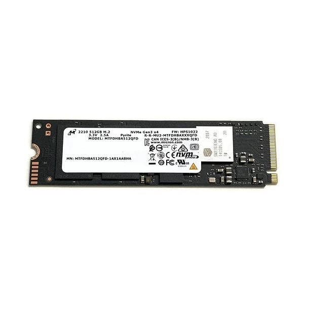 SOLIDO (M2) NVMe 512GB OEM - MICRON 