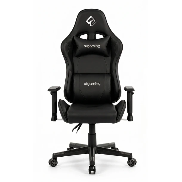SILLA X10 PREMIER GRAY CUERO - ST GAMING 2