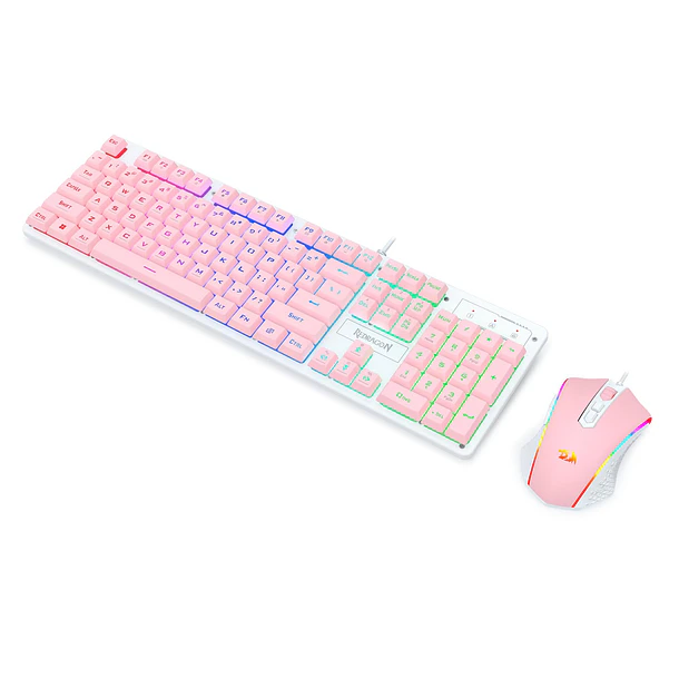 COMBO / 2 EN 1 ESSENTIALS RGB ADVANCED PINK - REDRAGON 3