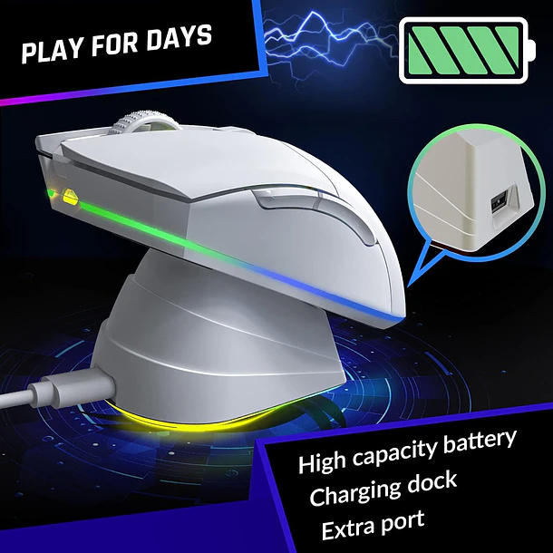 BLAZE PRO INALAMBRICO WHITE RGB - KLIM 4