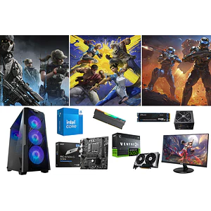 COMBO / CORE I5 14600K + RTX 5050 + LIQUIDA + DDR4