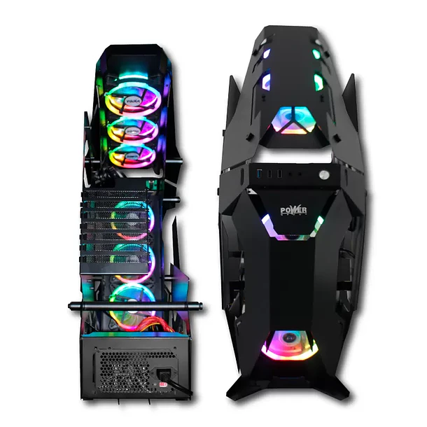 CYBORG FRAME BLACK + 6 FANS ARGB - POWER GX 3