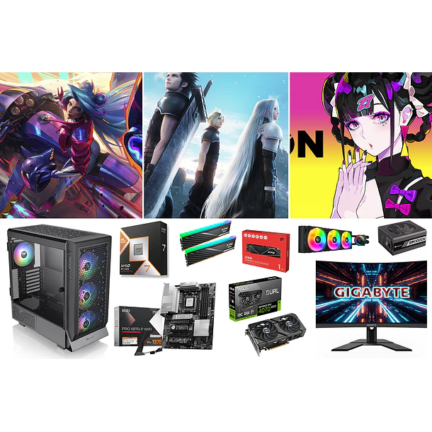 COMBO / RYZEN 7 9800X 3D + RTX 4070 SUPER - EXHIBICION 