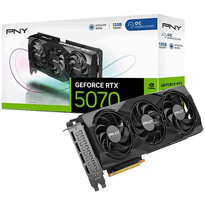 ✔️ RTX 5070 OC 3 FANS BLACK 12GBS  - PNY