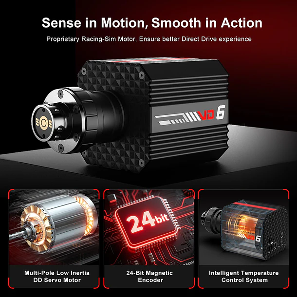 SIMULADOR TIMON + PEDALES VD6 BUNDLE GEN2 - PXN 7