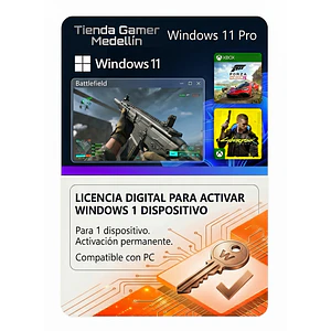 LICENCIA ORIGINAL WINDOWS 11 PRO DIGITAL OEM - MICROSOFT