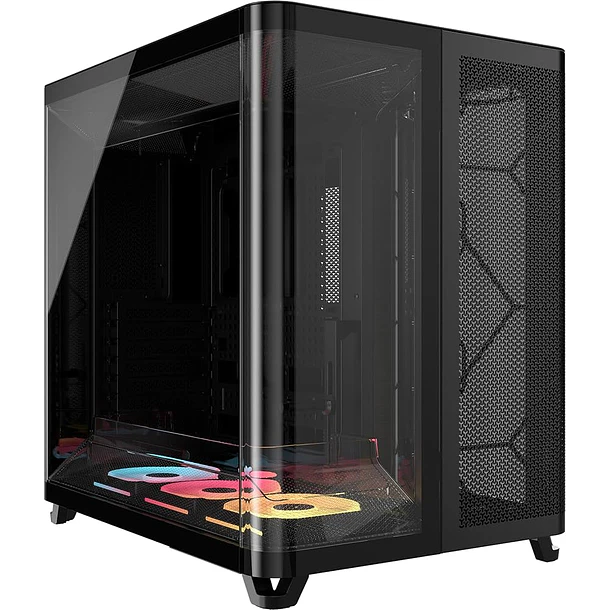 AIR CUBE 5400 + 3 FANS LX 120R LINK RGB BLACK - CORSAIR 1