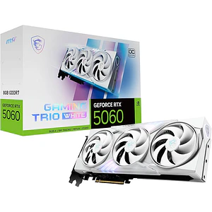 ✔️ RTX 5060 GAMING TRIO OC 3X RGB 8GBS WHITE - MSI