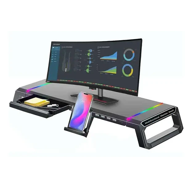 STAND BASE CARGA RGB - ESTACION GAMER 1