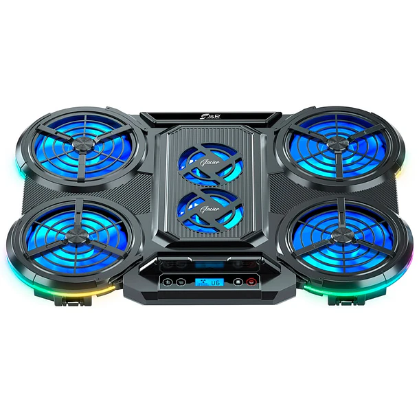 BASE REFRIGERANTE PORTATIL RGB + USB HUB - GLACIAR 2