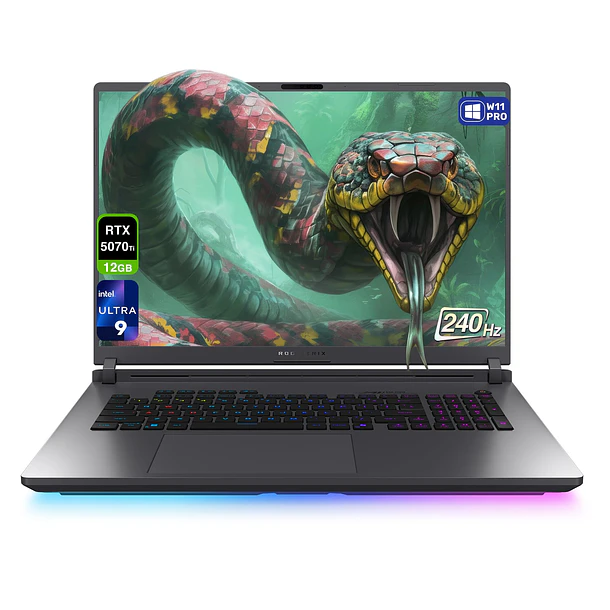 ULTRA 9 275HX + RTX 5070 TI + 32GBS + 2TB - ASUS ROG G18 2