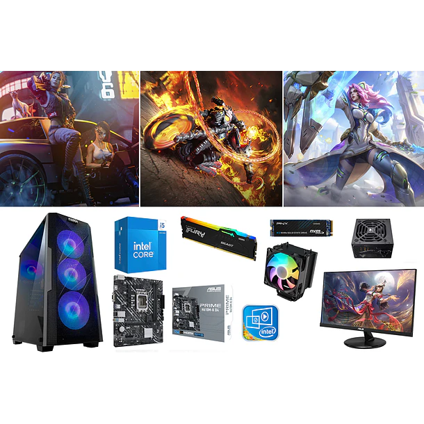 COMBO / CORE  I5 14400 + INTEL GRAPHICS + DDR4 1