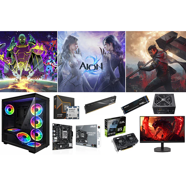 COMBO CUBICO / RYZEN 5 9600X + RTX 3050 1