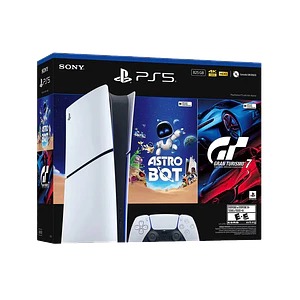 CONSOLA PS5 DIGITAL 825GBS + 1 CONTROL + 2 JUEGOS - SONY