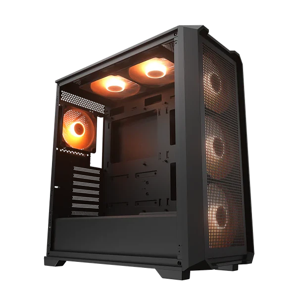 MX600 AIR PRO BLACK + 5 FANS ARGB - COUGAR 1