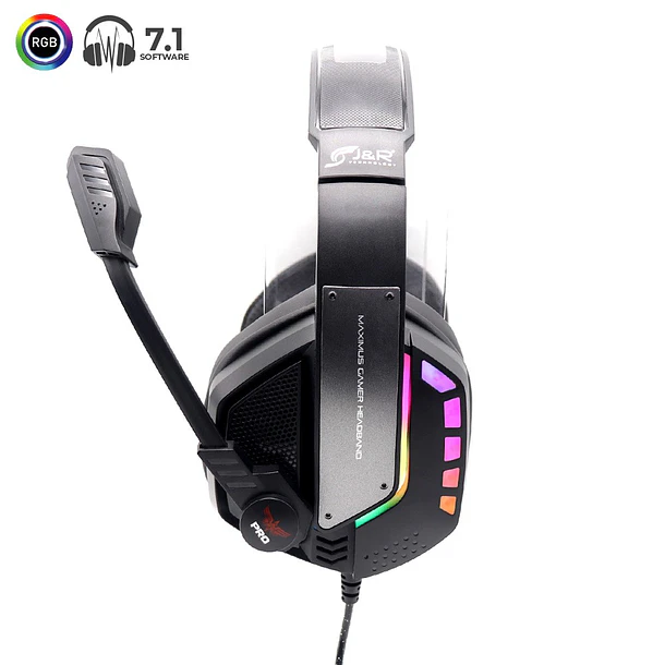 MAXIMUS BLACK 7.1 USB RGB - ULTIMATE PRO 1