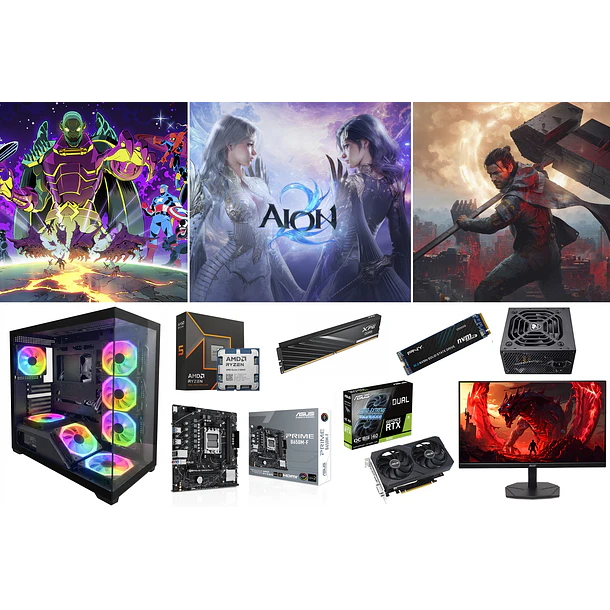 COMBO CUBICO / RYZEN 5 9600X + RTX 3050 1