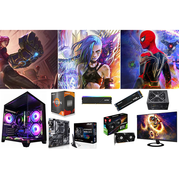 COMBO CUBICO / RYZEN 5 5600GT + RTX 3050 1