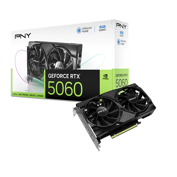 ✔️ RTX 5060 OC BLACK DUAL 8GBS  - PNY 1