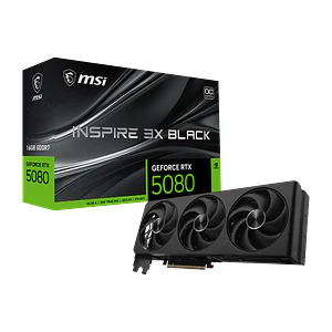 ✔️ RTX 5080 INSPIRE BLACK 3X OC 16GBS - MSI