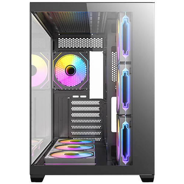 CX MIRROR CUBICO NEGRO + 7 FANS ARGB - ANTEC 3