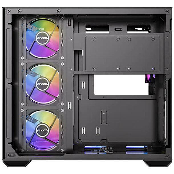 CX MIRROR CUBICO NEGRO + 7 FANS ARGB - ANTEC 4