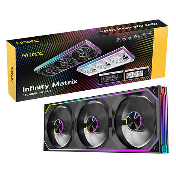 KIT TRIPLE FAN EN PLACA ARGB INFINITY MATRIX BLACK - ANTEC 1