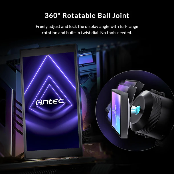 LIQUIDA VORTEX VIEW 360 ARGB + PANTALLA - ANTEC 6