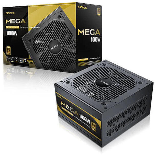 FUENTE REAL 1000W MEGA PCIE 5.1 GOLD FULL MODULAR - ANTEC 1
