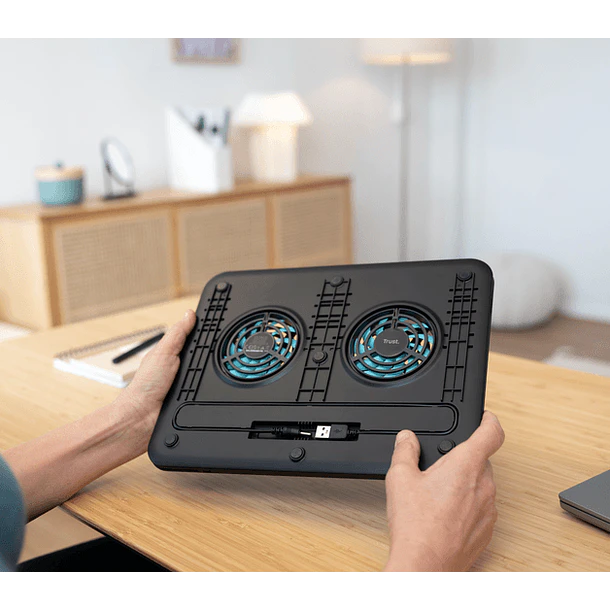 BASE PORTATIL CYCLONE RGB DUAL FAN 16