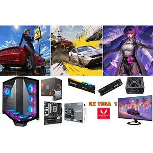 COMBO CUBICO / 8600G + RX VEGA + 1TB + 600W