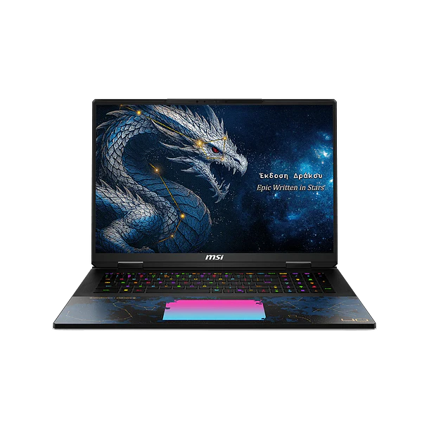 ULTRA 9 290HX + RTX 5090 + 96GBS RAM + 4TB - MSI TITAN DRAGON 1