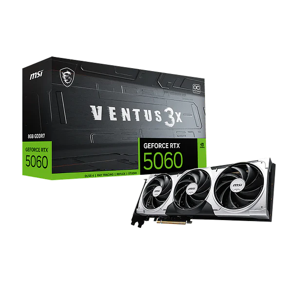 ✔️ RTX 5060 TI VENTUS 3X OC 8GBS - MSI 1