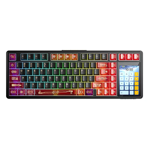MECANICO INALAMBRICO CUSTOM RGB + PANTALLA SMART 4