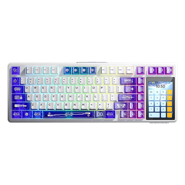 MECANICO INALAMBRICO CUSTOM RGB + PANTALLA SMART 5