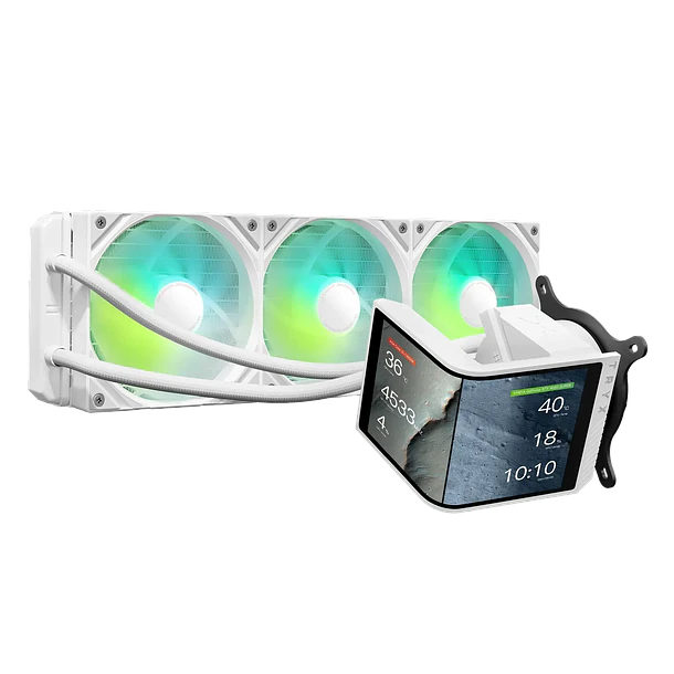 LIQUIDA PANTALLA PANORAMA BLANCA 360 ARGB - TRYX 1