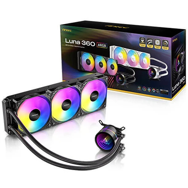 LIQUIDA 360 LUNA ARGB BLACK - ANTEC 1