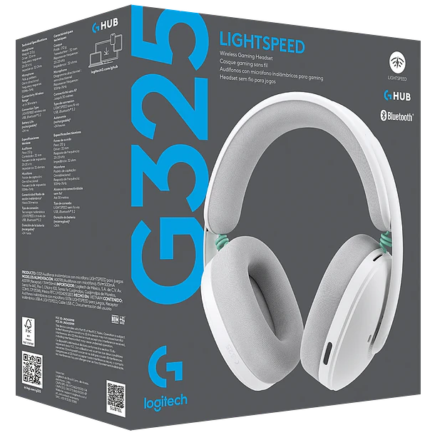 G325 LIGHTSPEED INALAMBRICA BLANCA - LOGI 1