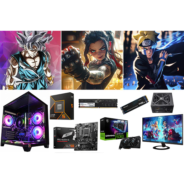 COMBO / RYZEN 5 9600X + RTX 5060 1