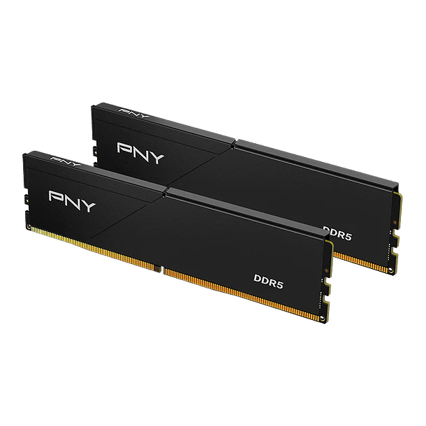 KIT DDR5 - 32GBS (5600) BLACK MATE  - PNY 