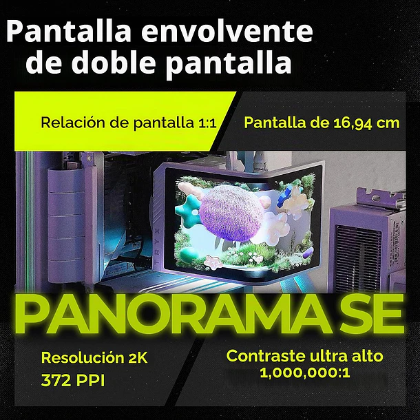 LIQUIDA PANTALLA PANORAMA SE 360 ARGB WHITE - TRYX 4